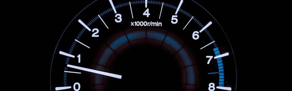 Security cameras on building|Traffic||long winding road|Heavy traffic on the motorway|Speedometer dial to measure website performance